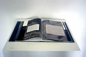 fig 8: The book was exhibited in Limerick City gallery during the final weeks of the exhibition.